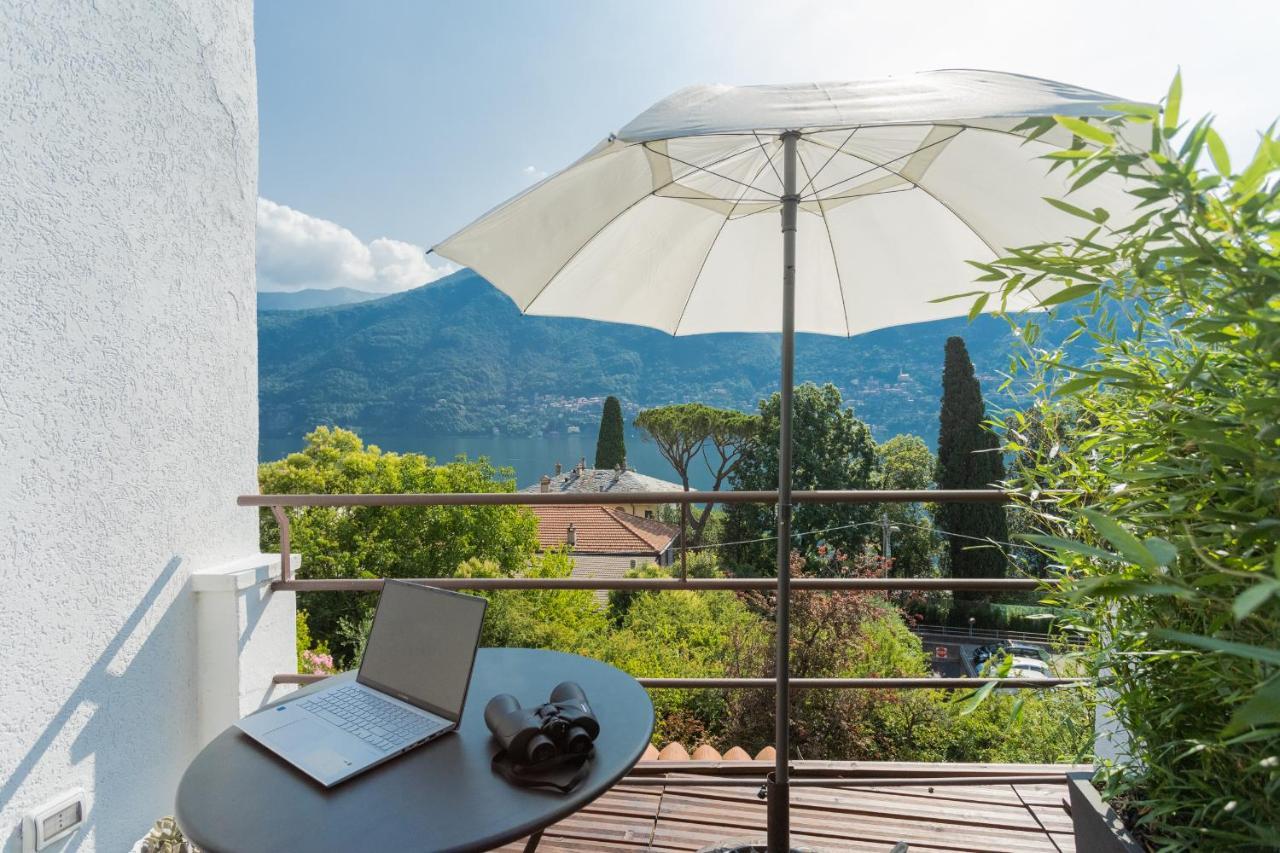 P Terrace - Lake View By Rent All Como Laglio Exterior foto