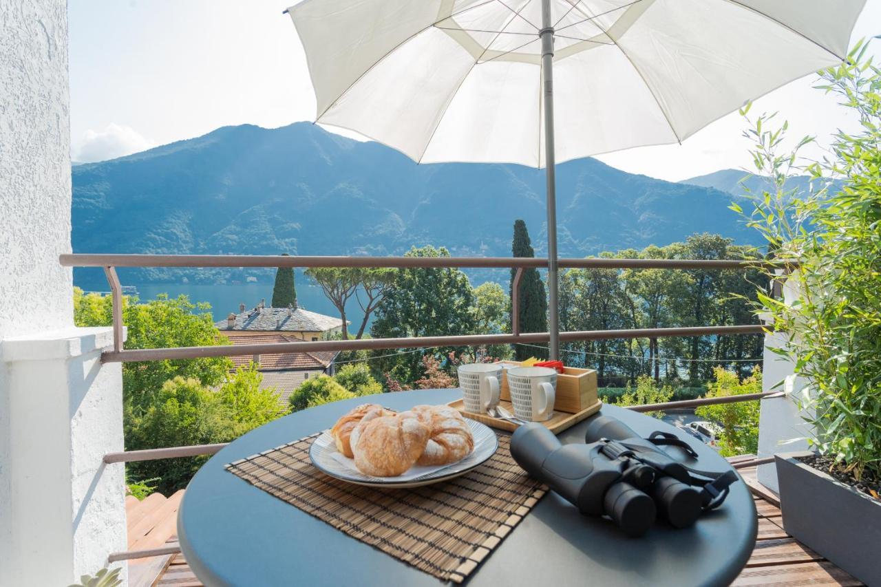 P Terrace - Lake View By Rent All Como Laglio Exterior foto