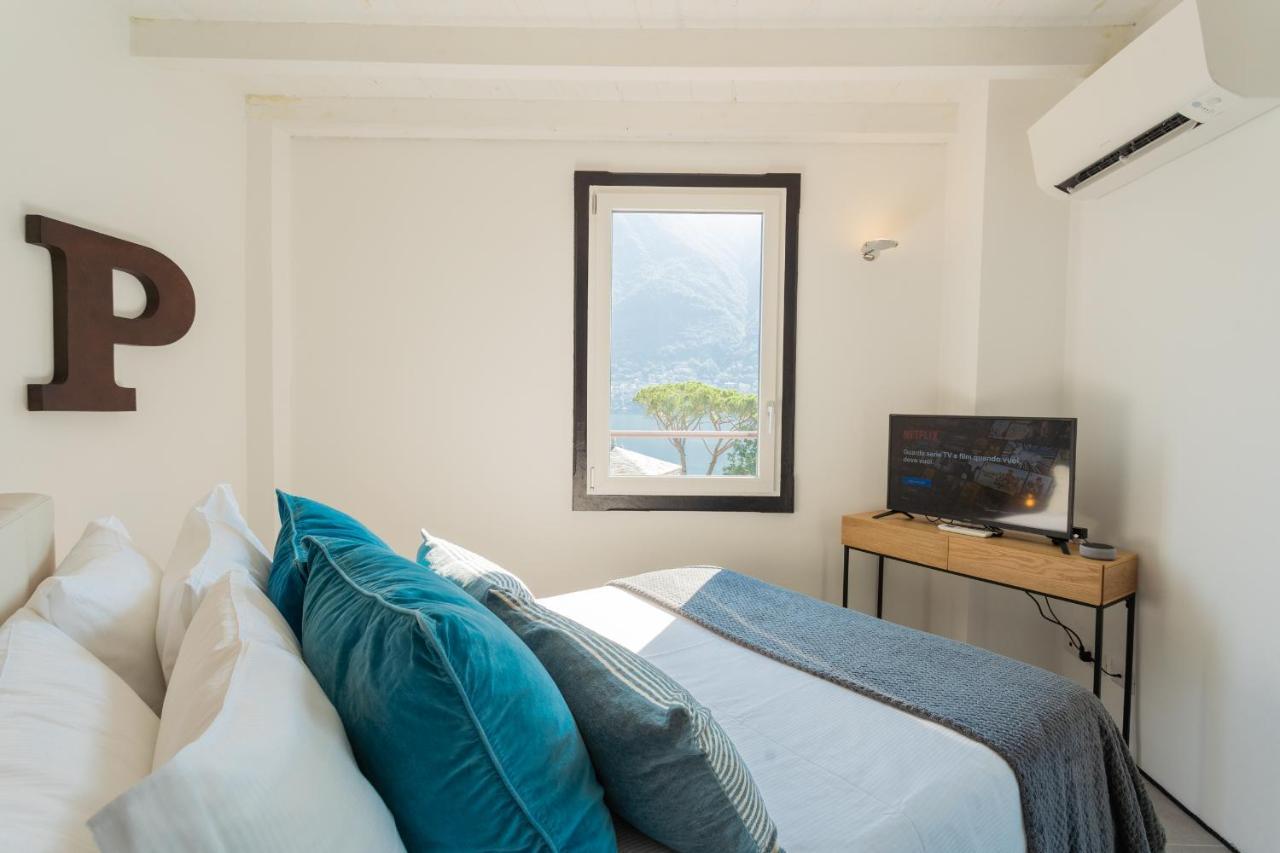 P Terrace - Lake View By Rent All Como Laglio Exterior foto
